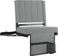 SPORT BEATS Stadium Seat with Padded Back and Shoulder Strap - 350 lb