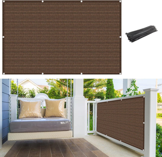 INCHRISL 3x7 Balcony Privacy Fence Shield