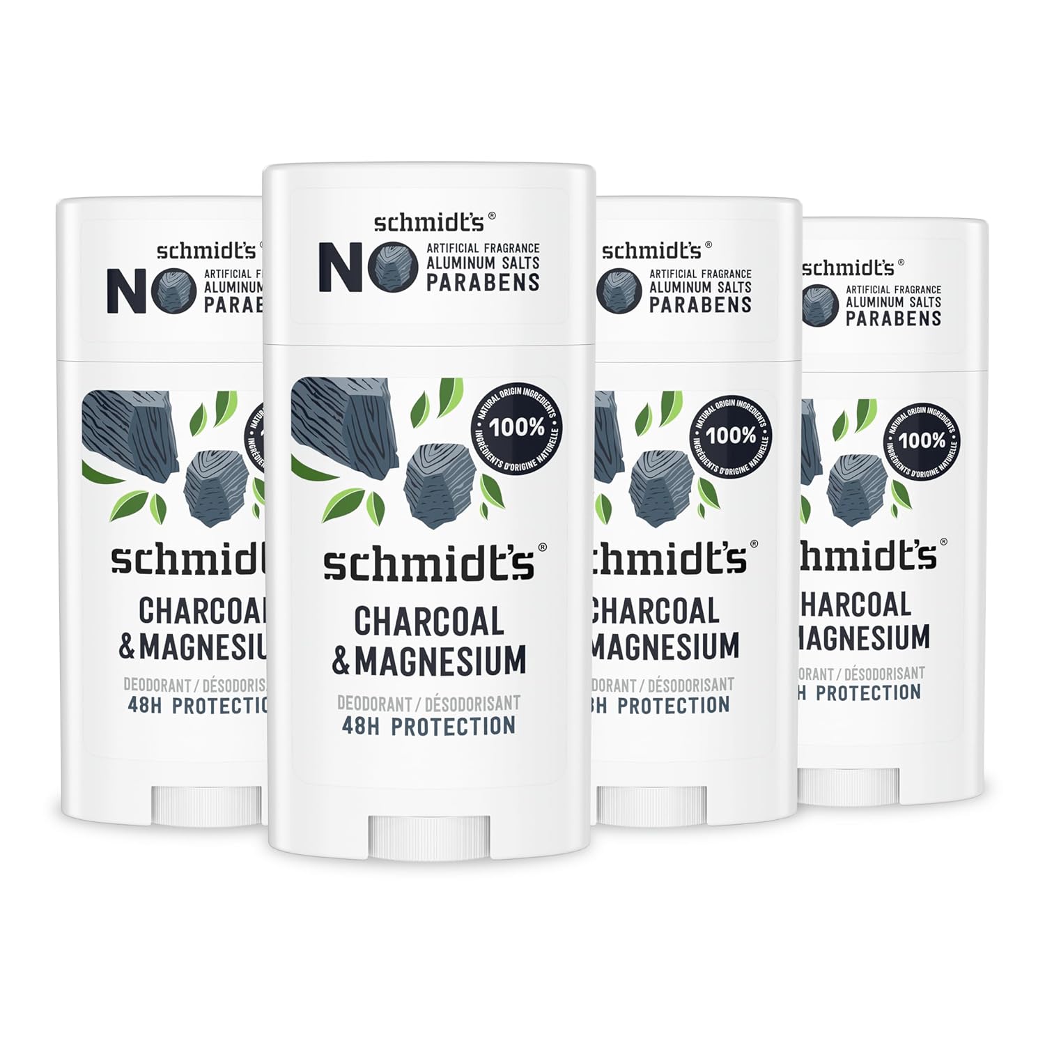 Schmidt's Aluminum-Free Vegan Deodorant with Charcoal & Magnesium