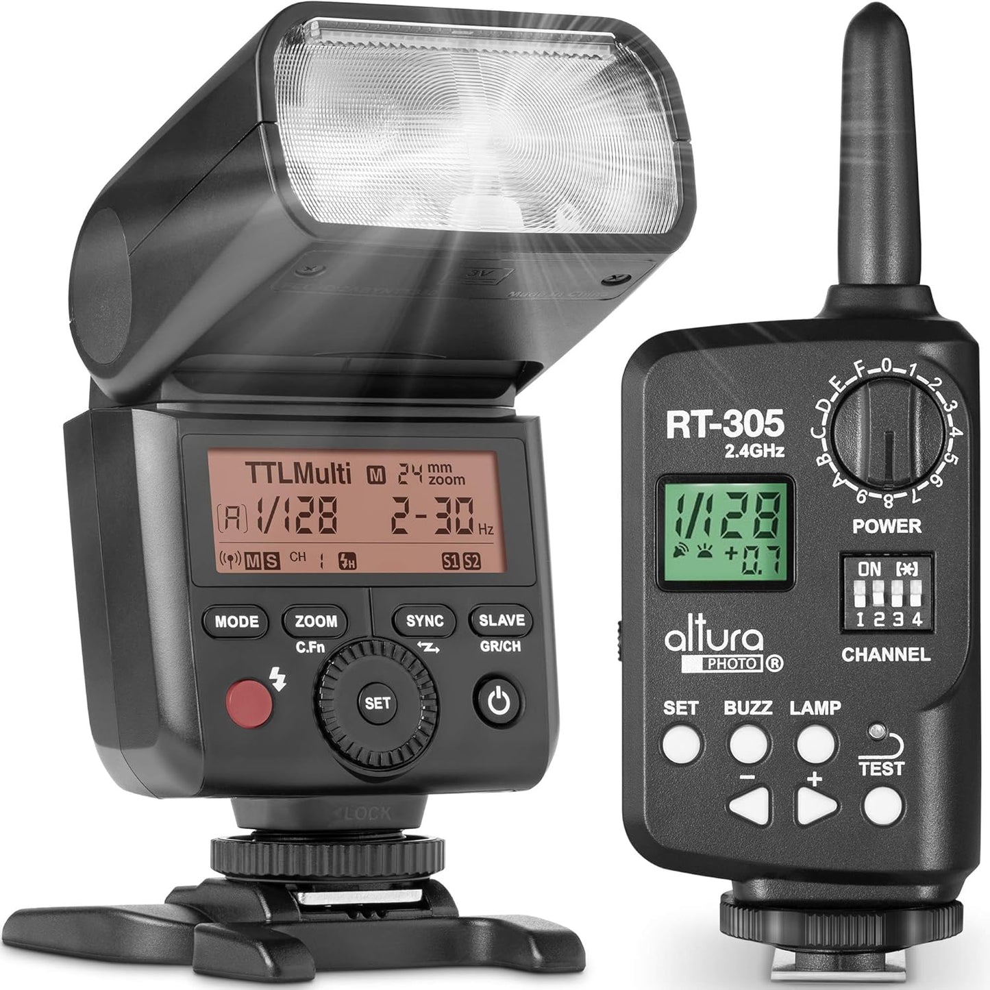 Altura Photo AP-305C Flash for Canon with Wireless Trigger