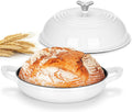 Bread Dutch Oven for Sourdough Baking (5.5 QT) - Even Heat Cloche