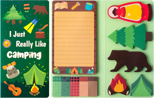Camping Adventure Sticky Notes Set, 550 Sheets