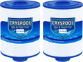 PAS28 Spa Filter Cartridge 2 Pack - Durable Trilobal Fiber Filter
