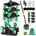 Upgraded Heavy Duty Furniture Dolly 360 Rotating 5 Wheels - Moves Up