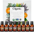 Cliganic Organic Aromatherapy Essential Oils Gift Set - Pure & Natural
