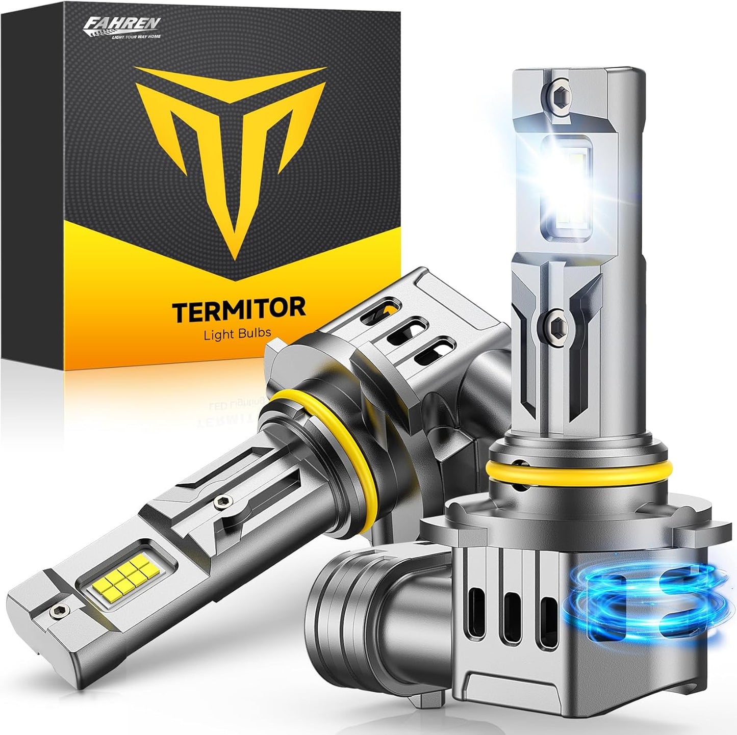 FAHREN 9006 HB4 Light Bulbs: 1000% Brighter, Epic Visibility