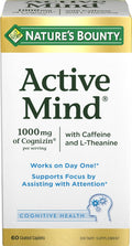 Active Mind Dietary Supplement 1000 mg Cognizin - Focus & Energy