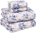 Cotton Percale Queen Bed Linen Set - Soft Breathable 4Pcs
