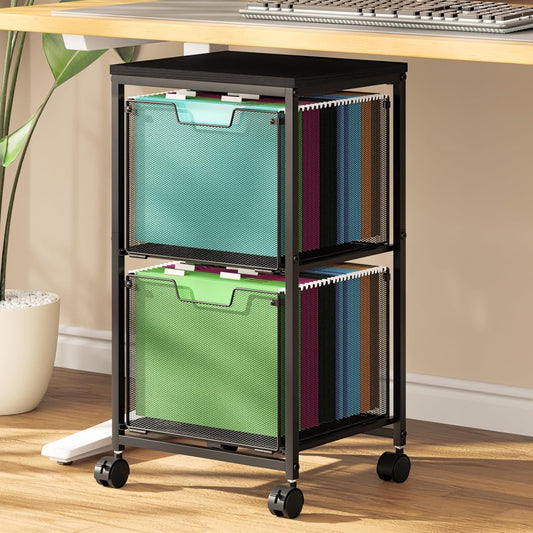 Mobile File Cart Keeps You Organized On-the-Go