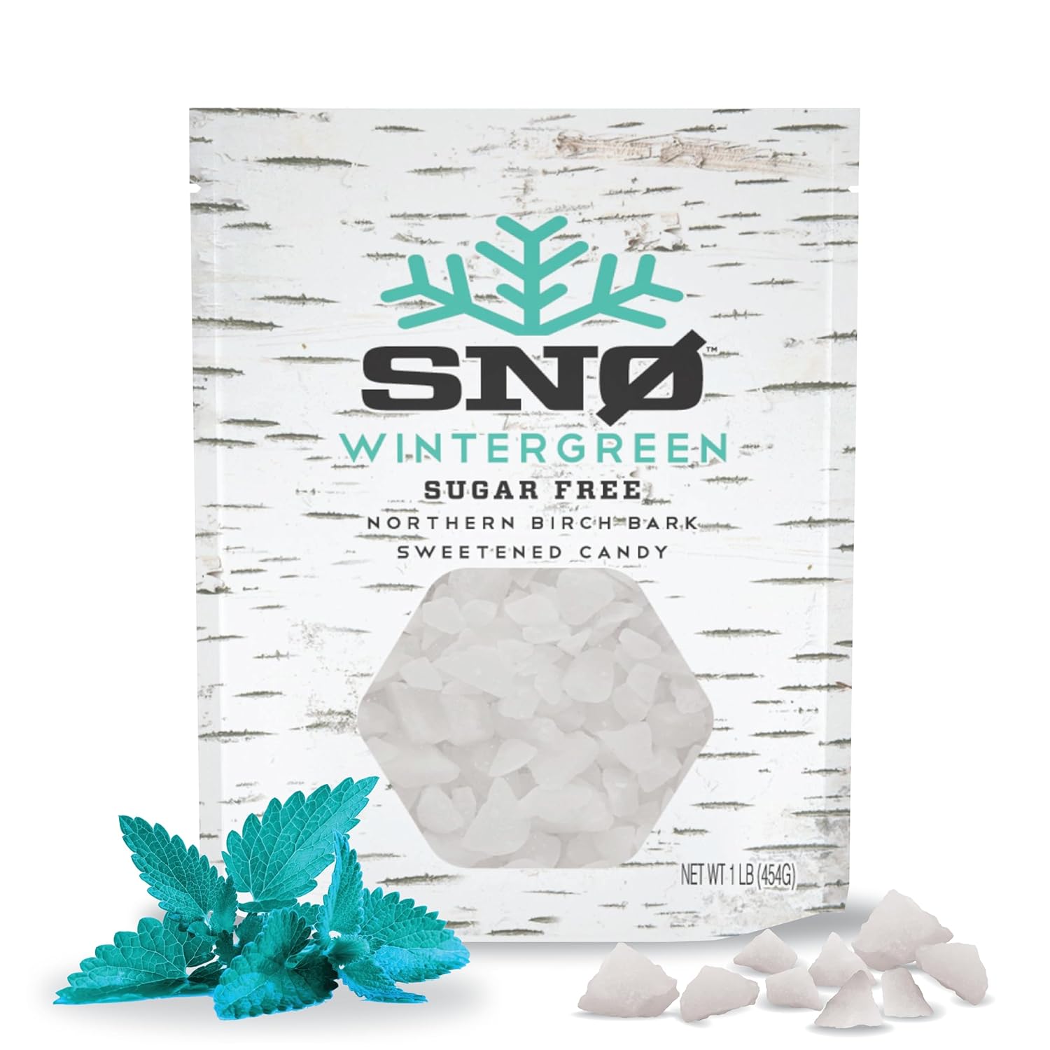 Wintergreen Xylitol Candy Chips - Purest Sugar-Free Delight