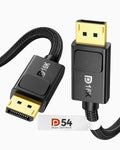 DisplayPort 2.1 54Gbps Cable 10ft - VESA Certified DP 2.1 High-Speed