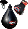 Speed Bag Kit for Boxing Genuine Cowhide Leather - Fast Rebounds & Gel