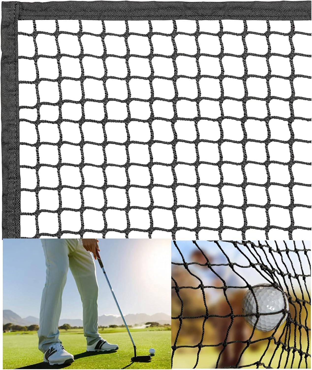 Mcage 10-20ft Sports Barrier Net - Durable, Lightweight, High Impact