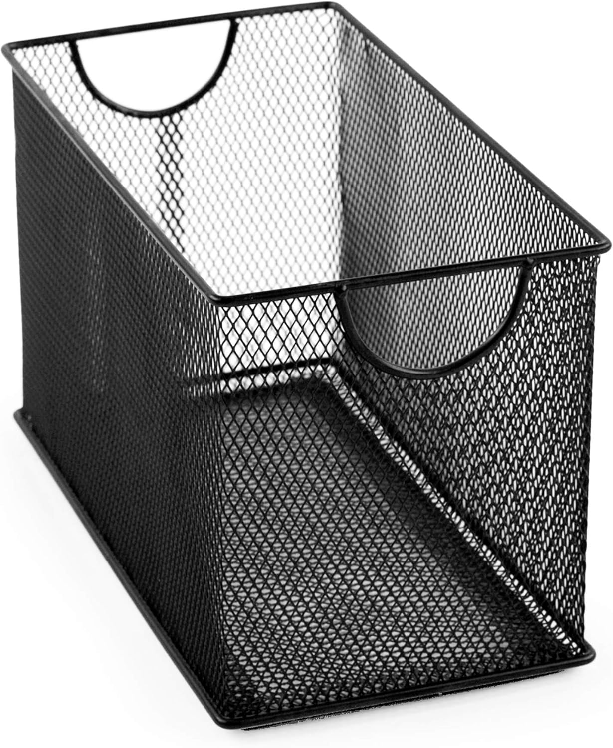 Organize CDs Stylishly with Mesh Black Box
