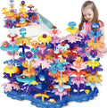 Coral Garden Flower Building Toys for Toddlers 3-5 Year Old - 136PCS