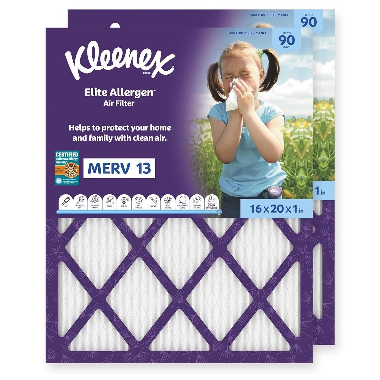 Kleenex Elite Allergen Air Filter 16x20x1 IN - 2-Pack Review