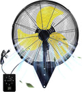 20 Inch Wall Mount Fan - Heavy Duty High Velocity Cooling