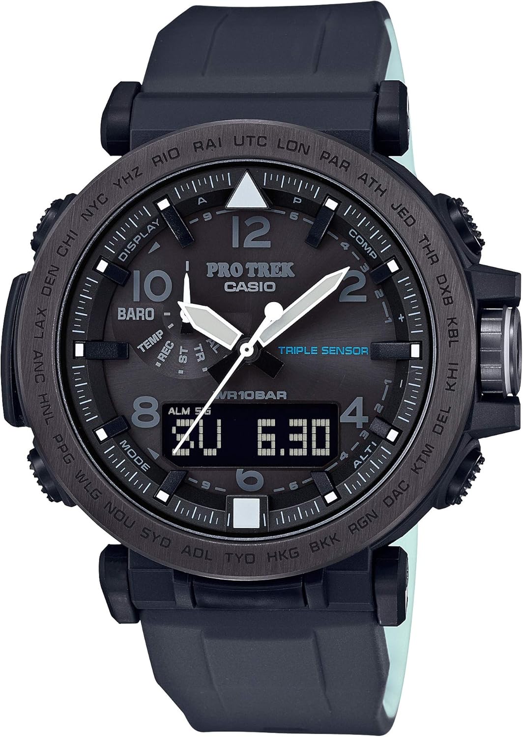 Casio Men's Solar-Powered Black Watch - PRG-650Y-1CR