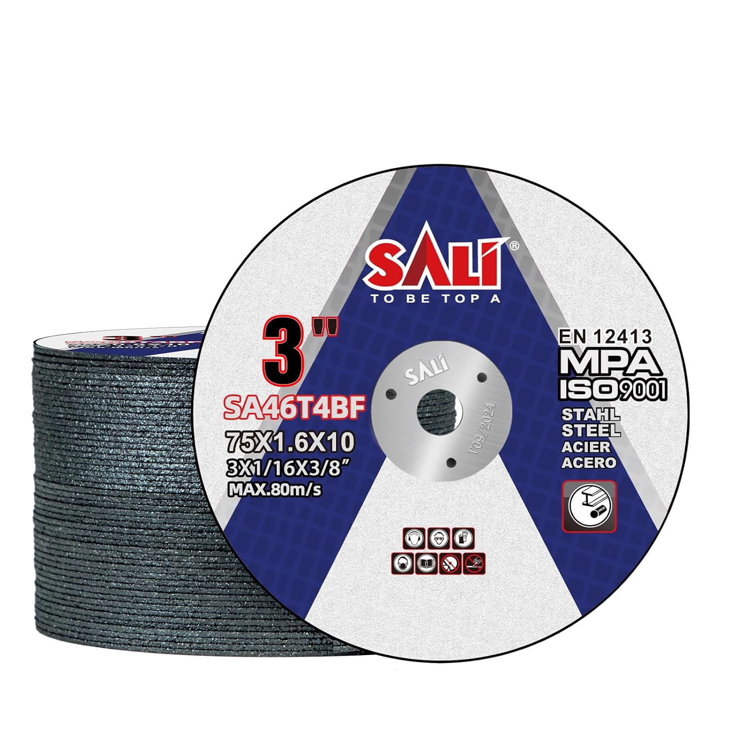 SALI 3 Inch Cut Off Wheels - Aggressive Metal Cutting Disc for High-Speed Precision!