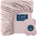 Lane Linen Twin XL Fitted Sheet Set for Ultimate Comfort
