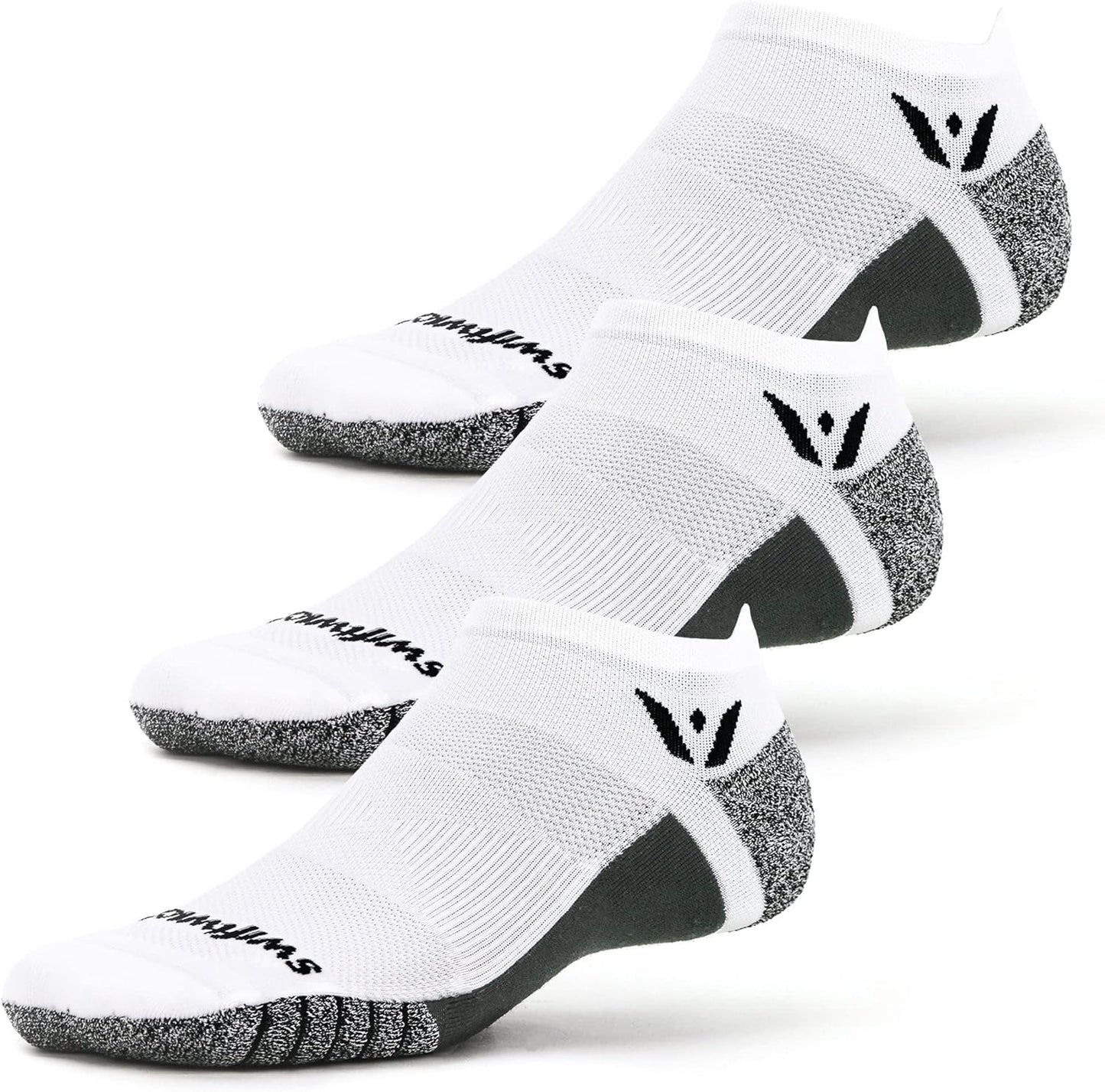 Swiftwick FLITE XT No Show Non-Slip Running Socks for Stability