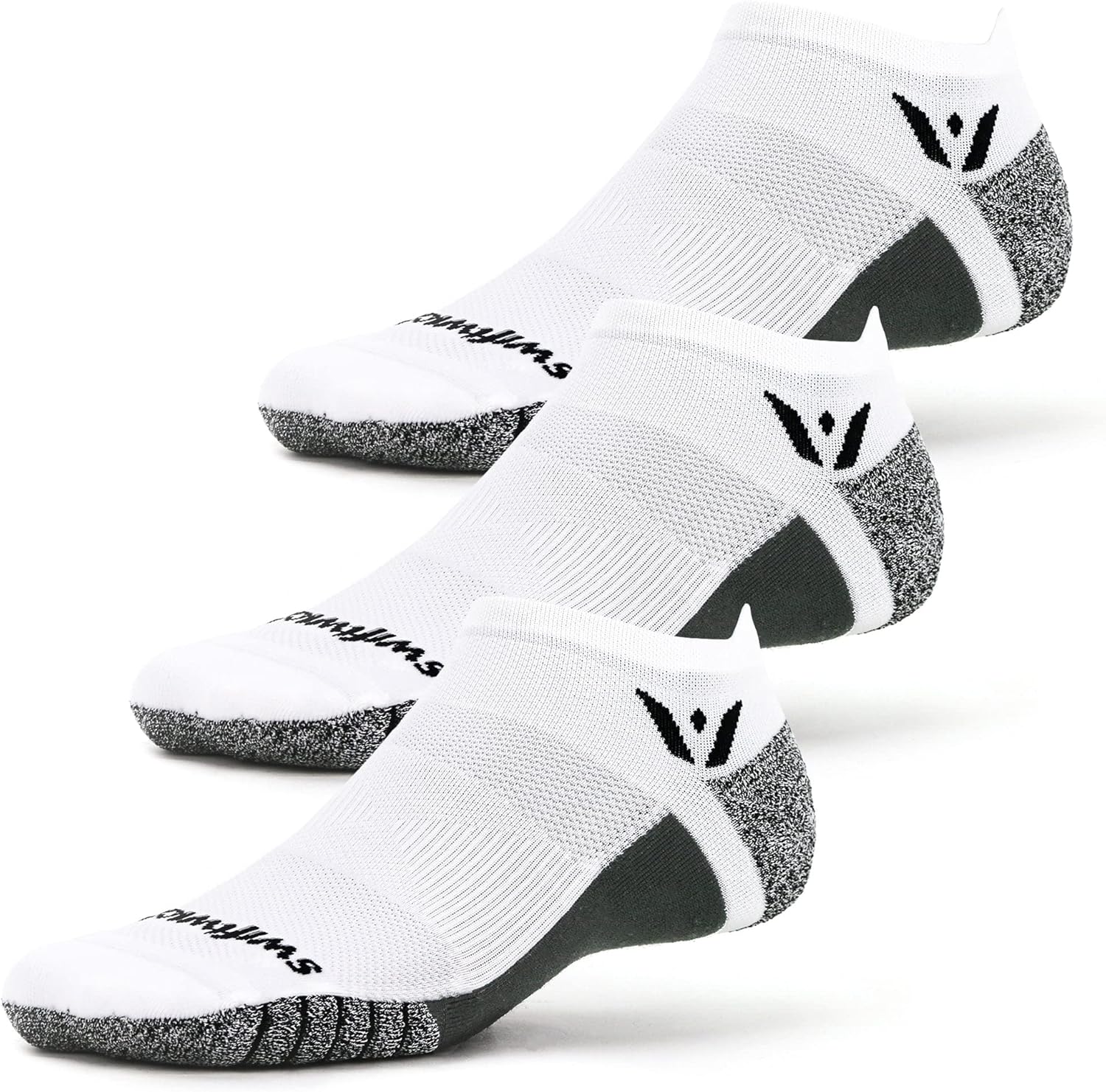 Swiftwick FLITE XT No Show Non-Slip Running Socks for Stability