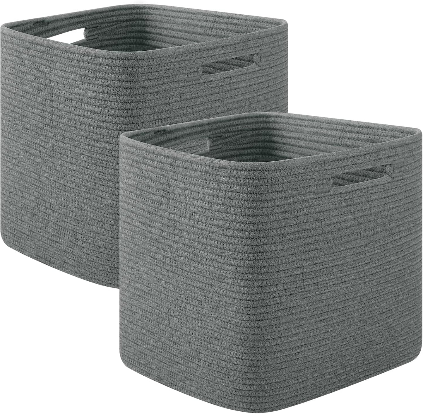 OIAHOMY 13 Inch Cube Storage Organizer Bins for Home Use