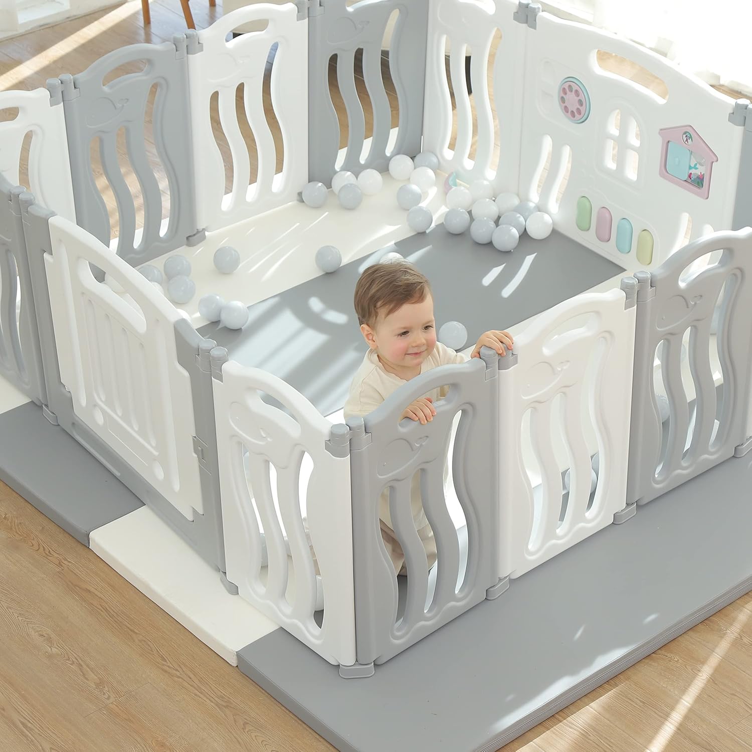 Baby Playpen Kids Activity Centre Safety Play Yard for Home