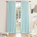 DONREN Blackout Curtain Panels for Bedroom - Room Darkening Thermal