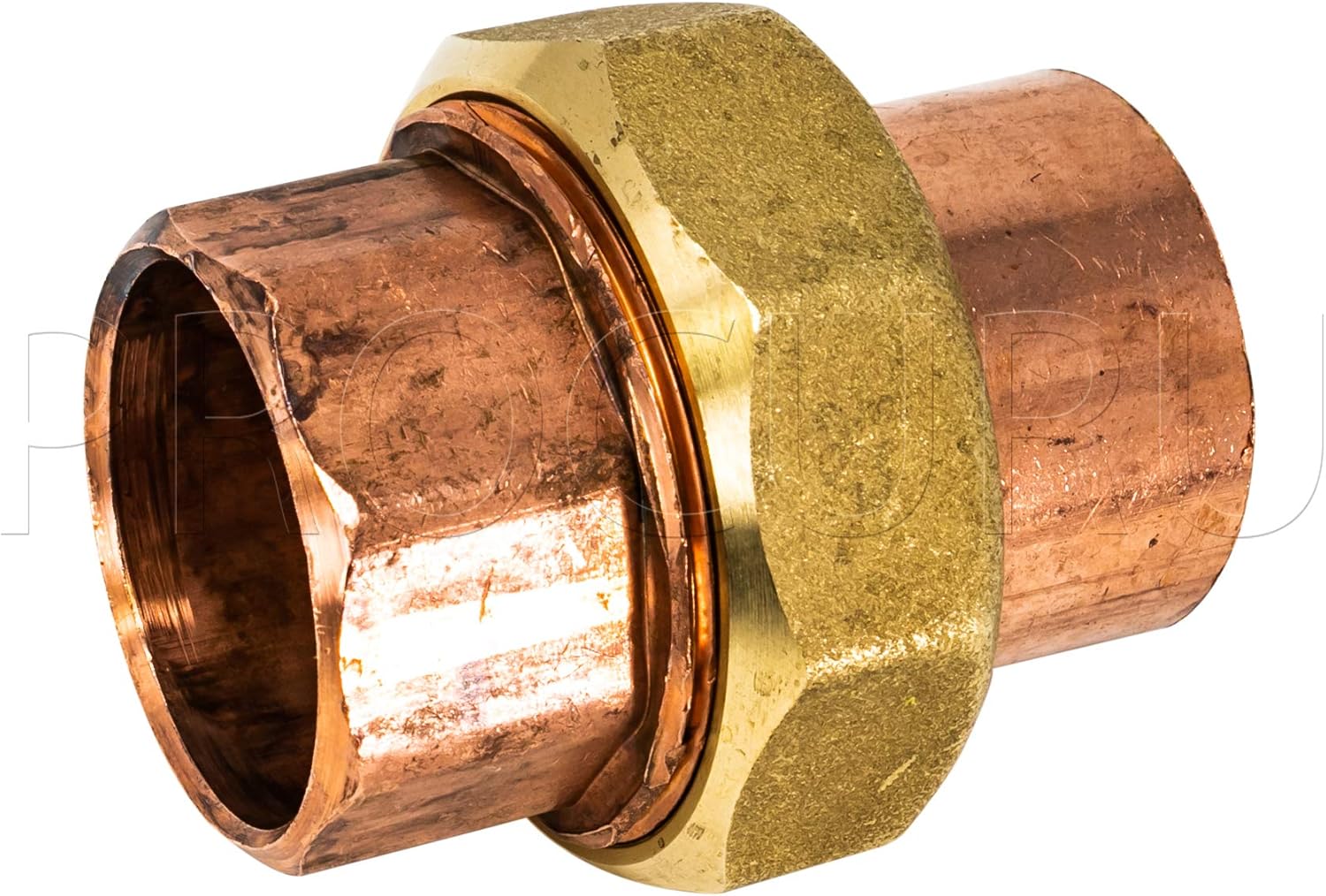 1-1/4 Inch Copper Union CxC Sweat Connection for Plumbing