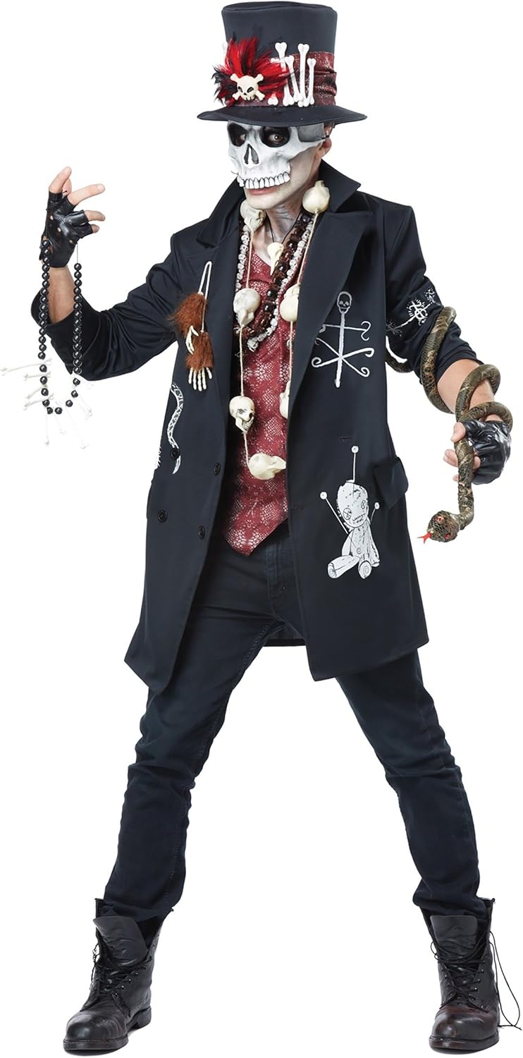 California Costumes Men's Voodoo Dude Costume for Halloween Fun