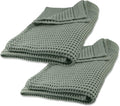 GILDEN TREE Waffle Bath Sheet Quick Dry Towels 40x80 - Thin Luxury