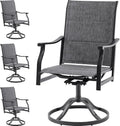 Soohow Patio Dining Chairs Set of 4 for Outdoor Comfort