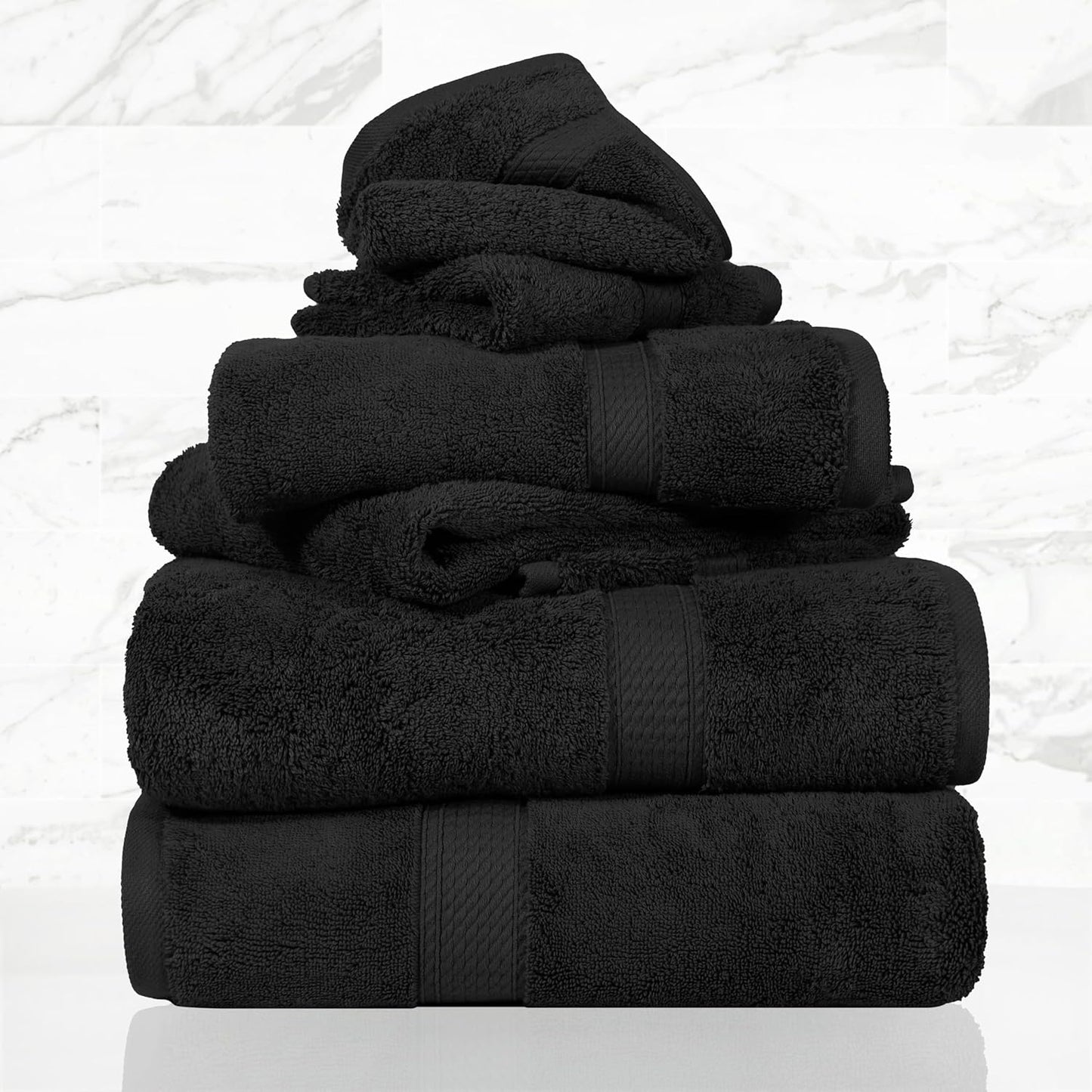 Superior Egyptian Cotton Pile Towel Set for Luxurious Comfort