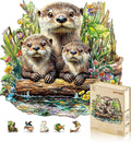 Jigfoxy Wooden Puzzles for Adults - Unique Animal Shape Fun