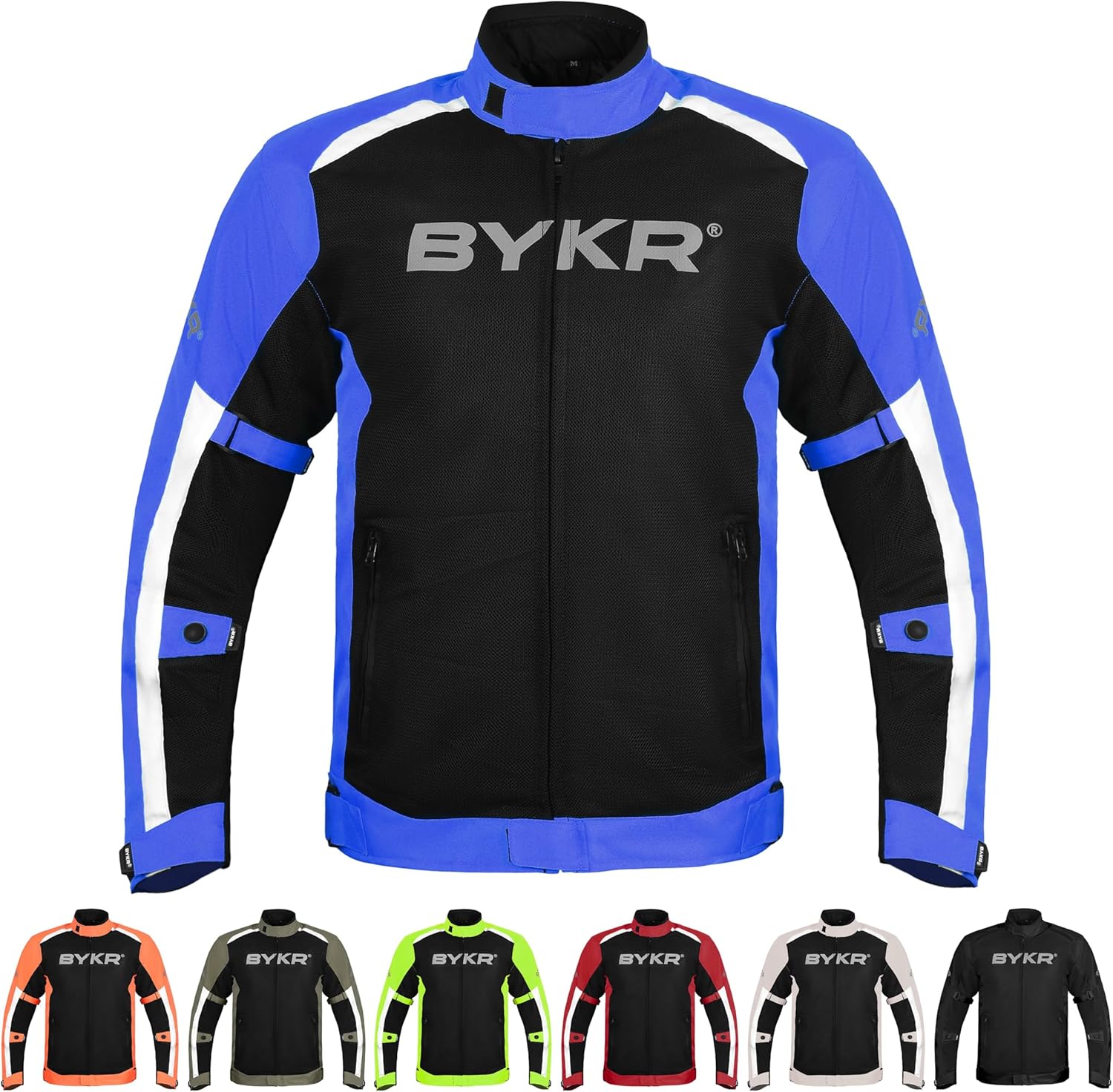 BYKR Mesh Motorcycle Jacket for Men - Breathable Riding Gear
