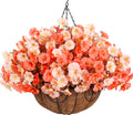 Artificial Fake Hanging Flowers with Basket for Fall Decoration