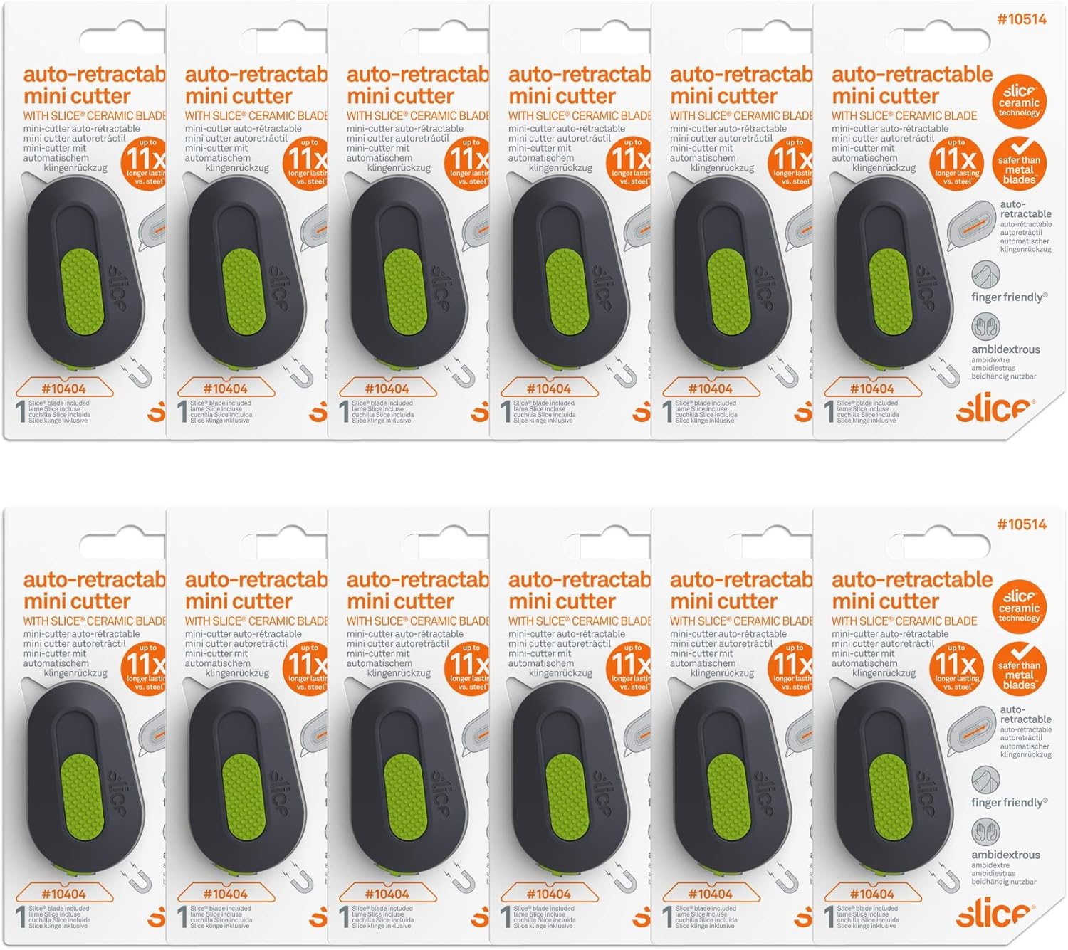 Slice Auto-Retractable Mini Box Cutter for Safe Packaging Use