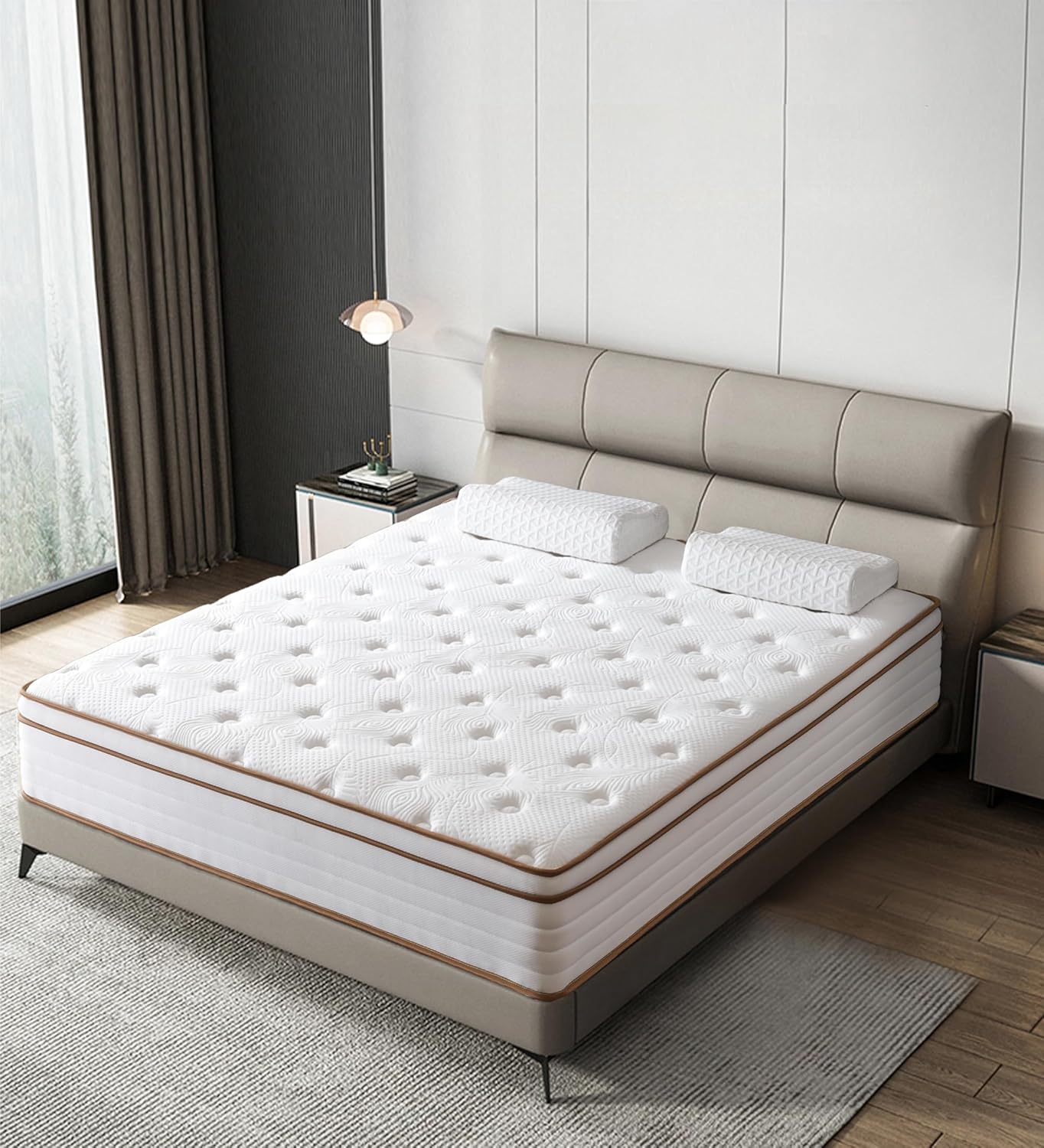 Hybrid 12 Inch Full Mattress for Pain Relief and Comfort