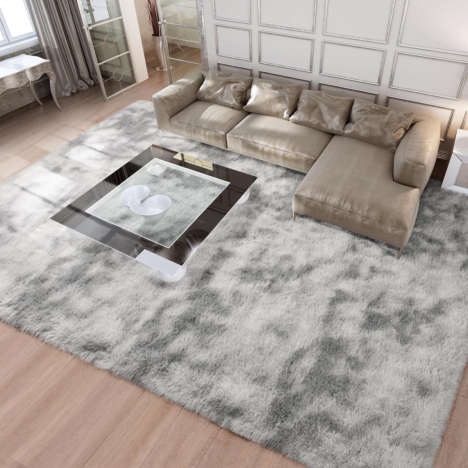 Merelax Soft Area Rugs for Livingroom Bedroom - Plush Fluffy Carpet