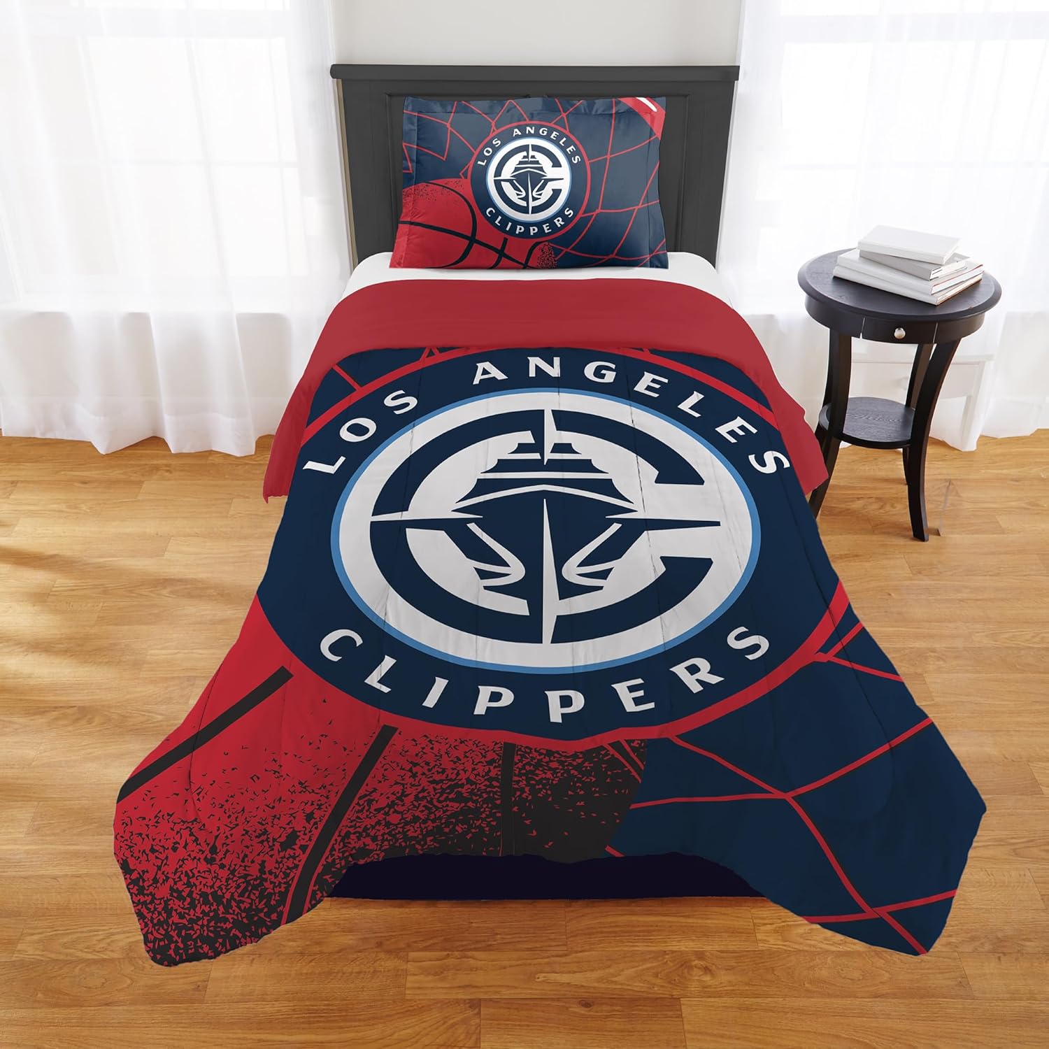 Los Angeles Clippers Officially Licensed NBA Comforter Set for Fans