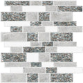 STICKGOO 10-Sheet Peel and Stick Backsplash Tiles (Grey Granite)