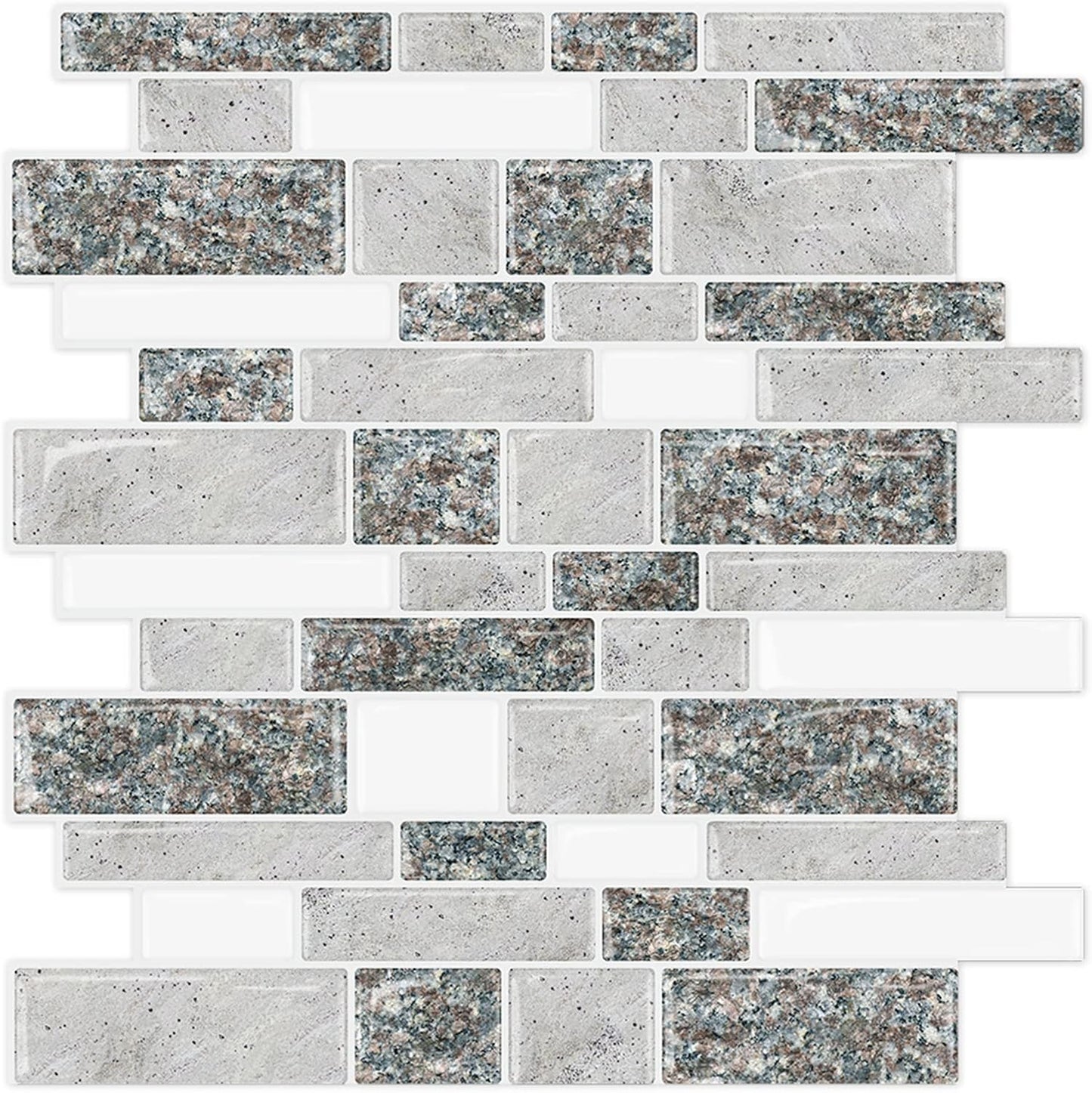 STICKGOO 10-Sheet Peel and Stick Backsplash for Kitchen