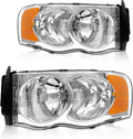 Headlight Assembly Compatible with 2002-2005 Dodge Ram - Reliable OEM