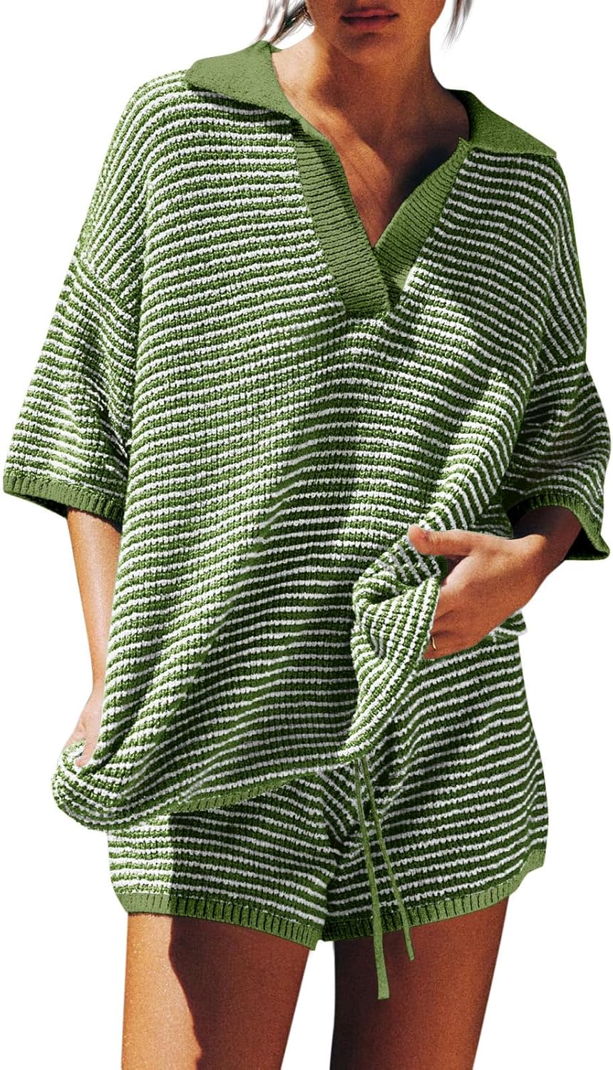 Tankaneo Womens Sweater Set 2 Piece Outfits for Comfort