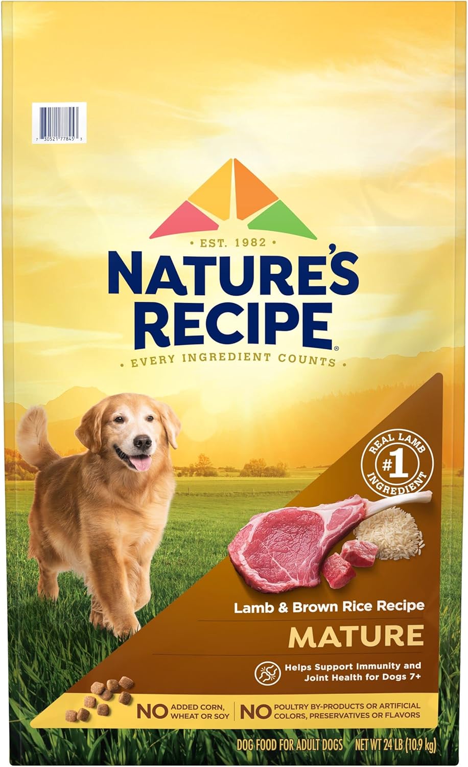 Natures Recipe Mature Lamb & Brown Rice Dry Dog Food Review