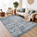 6x9 Area Rugs for Living Room - Washable, Stain Resistant Floral Rug