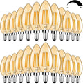 24-Pack Dimmable E12 LED Candelabra Bulbs 60W Equivalent - Soft 2200K