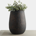 20 H Weathered Concrete Tall Planter for Indoor and Outdoor Use