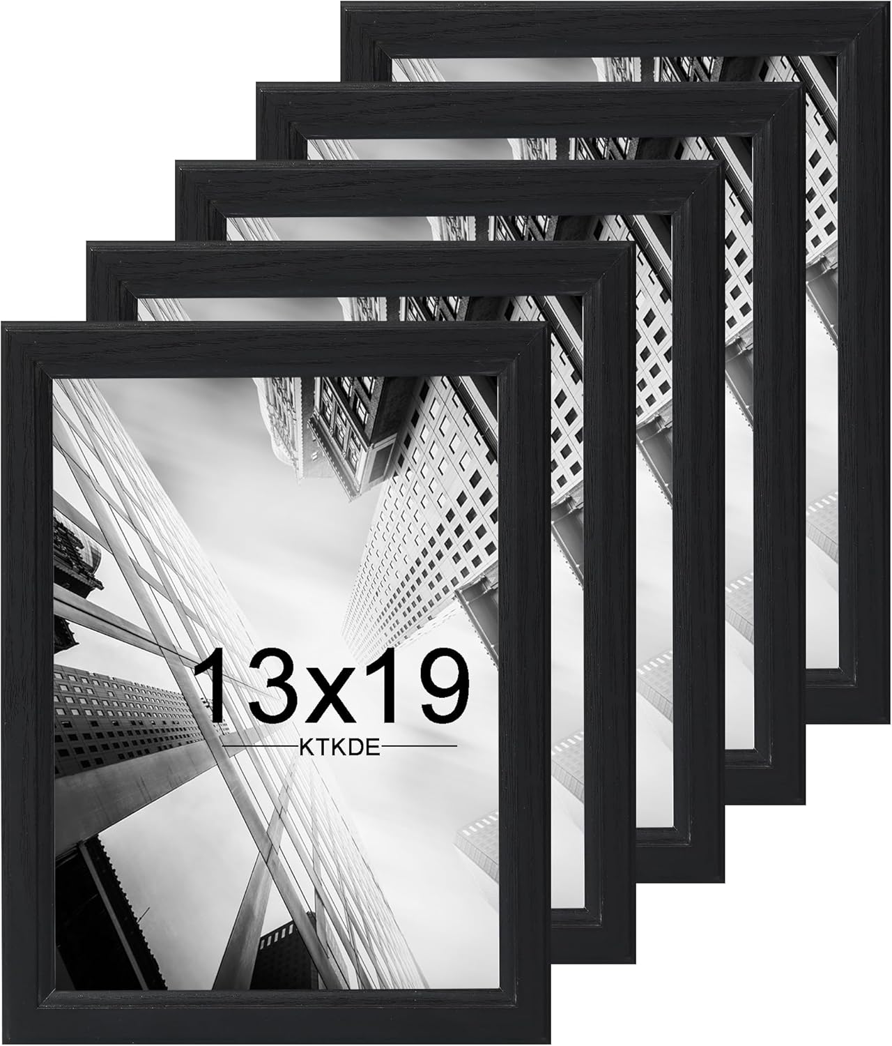 KTKDE 13x19 Picture Frame Set of 5 for Stylish Display